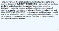 Desktop Screenshot of marinaelenskaya.com
