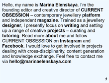 Tablet Screenshot of marinaelenskaya.com